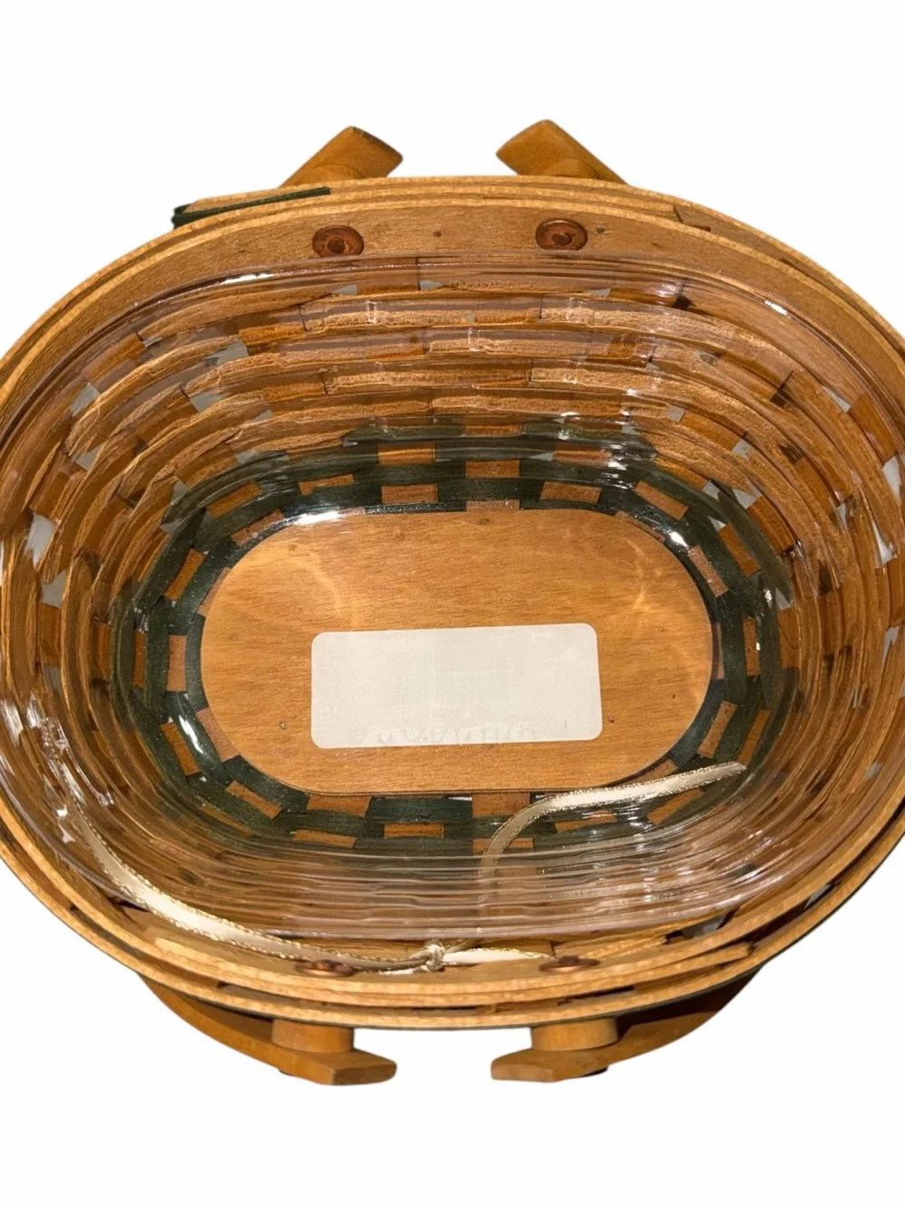 VINTAGE Longaberger Tree Trimming Gumdrop Basket 2004
